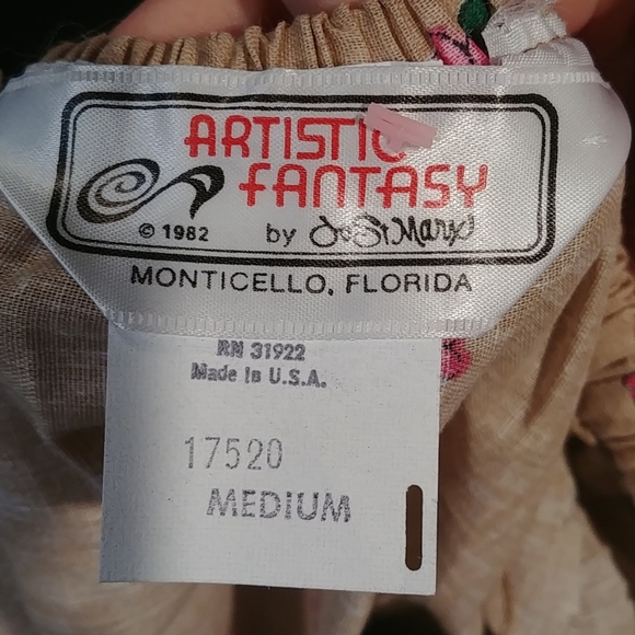 One size Vtg Artistic Fantasy dress - Picture 6 of 9